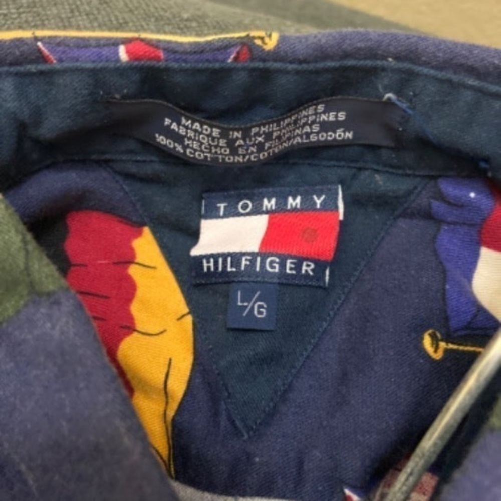 Tommy Hilfiger vintage Shirt boys large - Picture 3 of 7